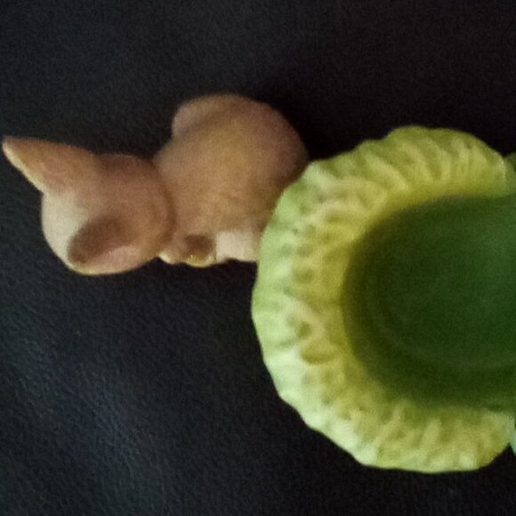 Vintage Woodland Surprises Rabbit Jacqueline B. Smith 1984 Franklin Figurine - Picture 12 of 12